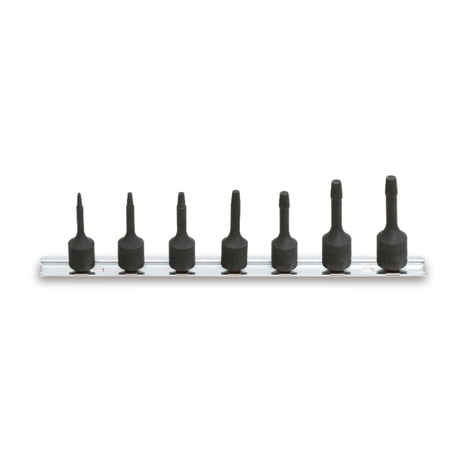 1429/SB7 | Set of 7 pullers for damaged screws and stud bolts with square drive (item 1429) on support