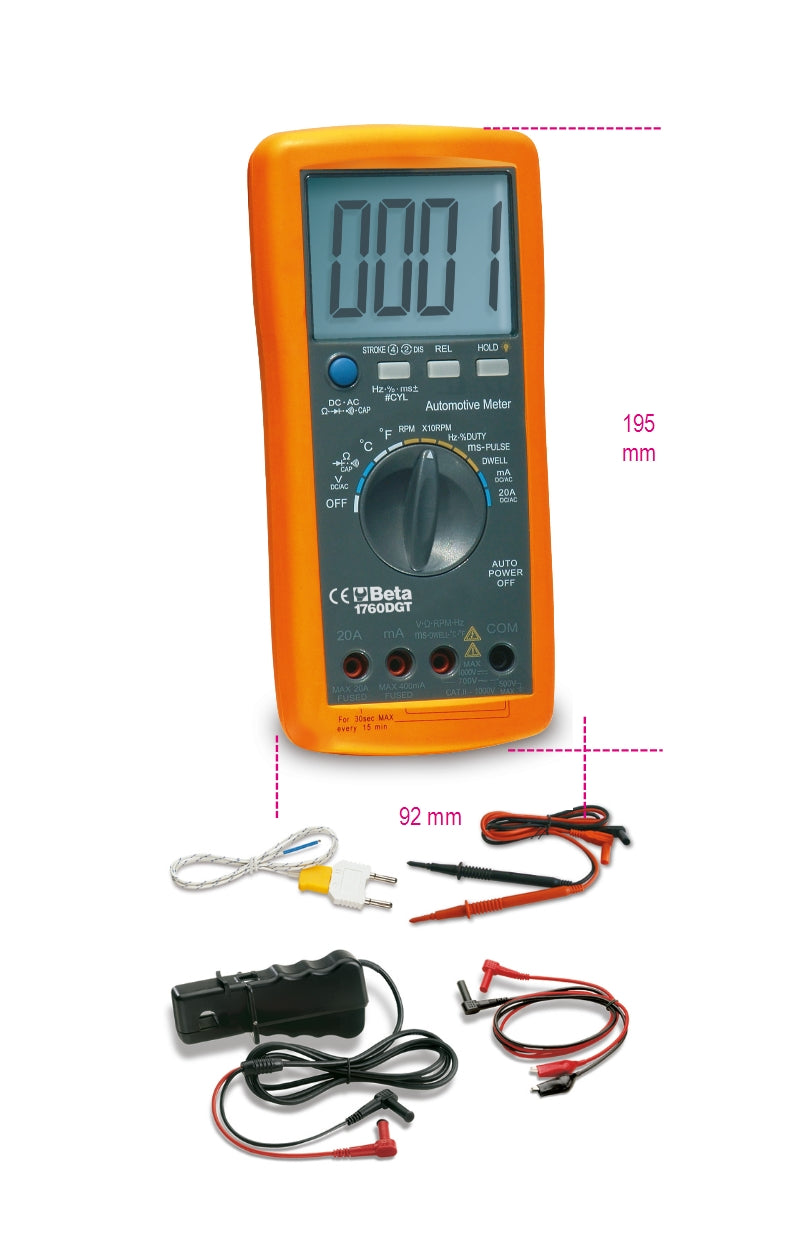 1760DGT-DIGITAL AUTOMOTIVE MULTIMETER