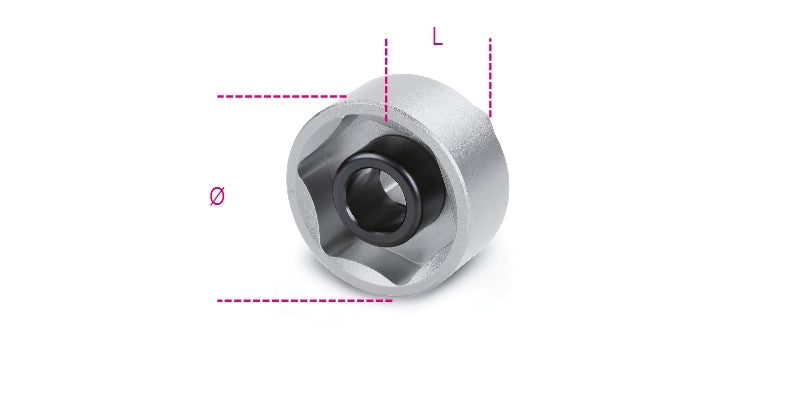 3075A 30-HEX. SOCKET FOR WHEEL HUB NUTS