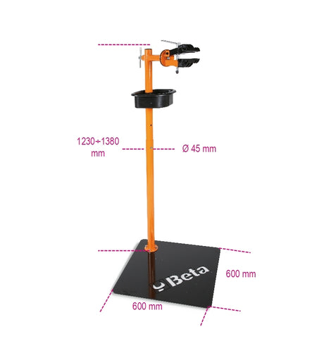 3916MM | Workshop single-sided clamp for bicycle maintenance