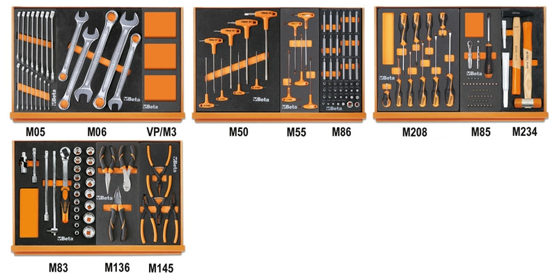 5904VG/2M-ASSORTMENT OF 170 TOOLS