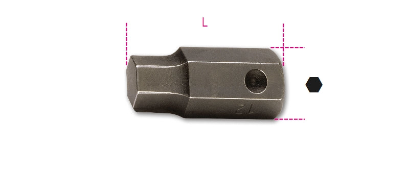 727/ES16 10-IMPACT HEXAGON BITS 16 MM