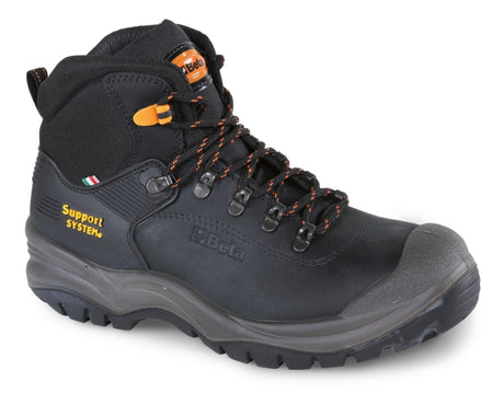 7294HN | Nubuck ankle shoe, waterproof, with SUPPORT SYSTEM for lateral ankle support and quick opening system