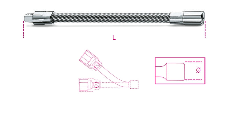 900FL 150-1/4" FLEXIBLE EXTENSION BAR