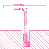 932 6X6-DOUBLE ENDED OFFSET SOCKET WR.