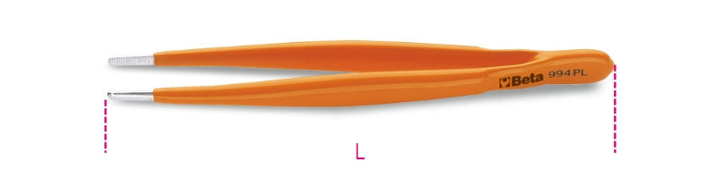 994PL 150-LARGE SPRING TWEEZERS PVC