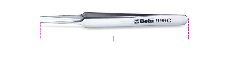 999C-EXTRA SLIM STRAIGHT TWEEZERS