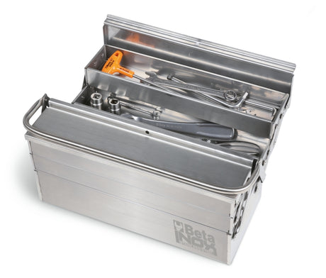 C20TSS | Five-section cantilever tool box, made of AISI 304 stainless steel