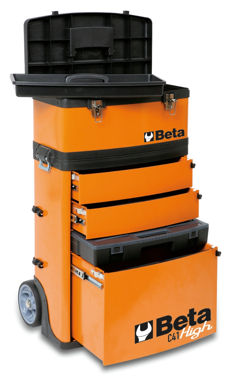 C41H-O-TWO-MODULE TOOL TROLLEY ORANGE