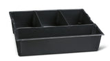 C99T-THERMOFORMED TOTE TRAY 4 COMPARTM.