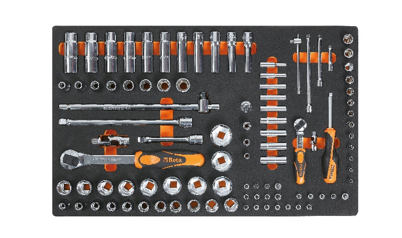 M100-SOFT THERMOFORM. TRAY WITH 98 TOOLS