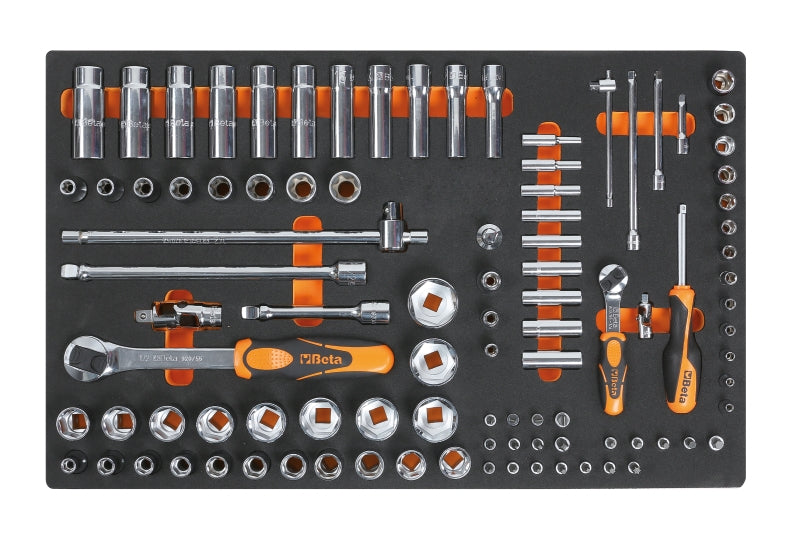 M100-SOFT THERMOFORM. TRAY WITH 98 TOOLS