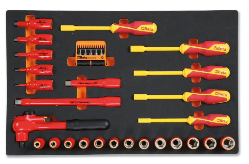 M110-SOFT THERMOFORM. TRAY WITH 37 TOOLS