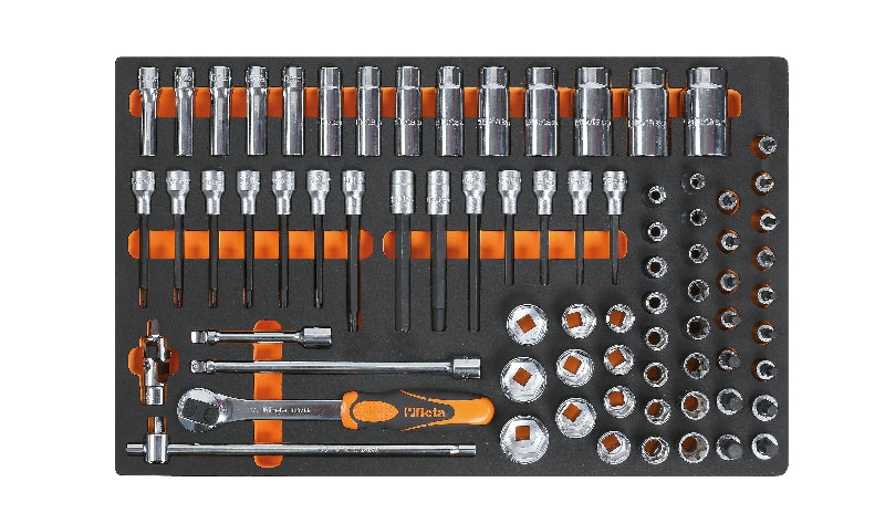 M120-SOFT THERMOFORM. TRAY WITH 75 TOOLS