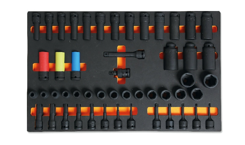 M128-SOFT THERMOFORM. TRAY WITH 50 TOOLS