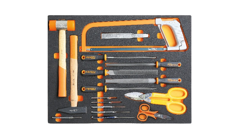 MB58-SOFT THERMOFORM. TRAY WITH 17 TOOLS