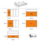 RSC24/6 | MOBILE ROLLER CAB 6 DRAWERS